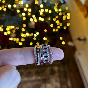 Bomb Party Delicates, Embrace the Gentle Exception, Rhodium, Size 7